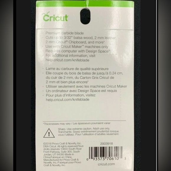NWT Cricut Knife Blade - Picture 2 of 2